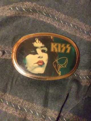 Kiss Paul Stanley 1977 Love Gun Belt Buckle