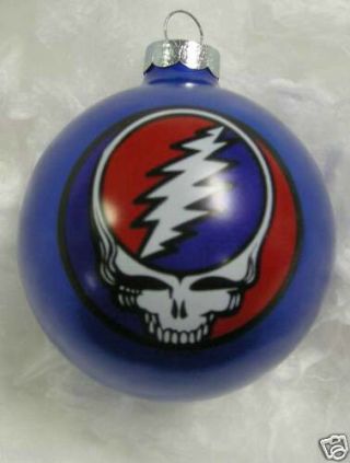 Grateful Dead Steal Your Face Limited Edition Ornament 1996 Blue