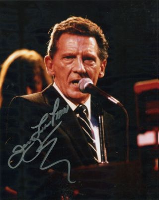 Jerry Lee Lewis Autographed Signed 8x10 Photo Reprint