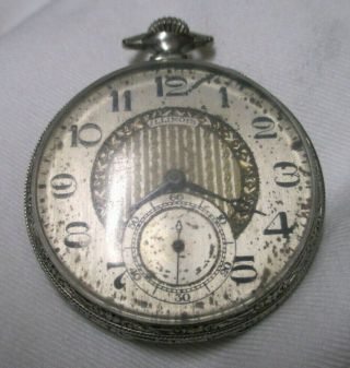 Antique Illinois Autocrat 17j Pocket Watch