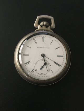 1883 Elgin 16s,  11j,  Lever Set Open Face Antique Pocket Watch Runs