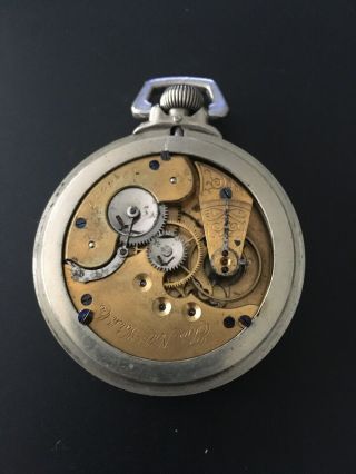 1883 Elgin 16s,  11j,  Lever Set Open Face Antique Pocket Watch Runs 3
