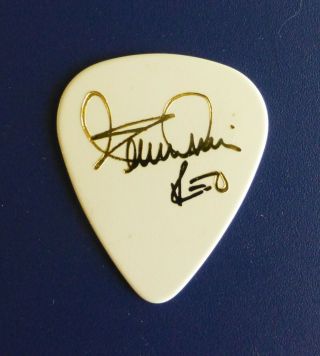Authentic Reo Speedwagon Kevin Cronin Guitar Pick Pic Gold Color Lettering Logo