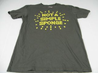 Nickelodeon Spongebob Squarepants The Musical " Not A Simple Sponge " T Shirt Sm