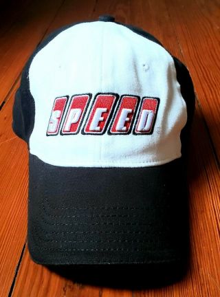 Rare Official Speed Channel Promo Hat - Nascar Trackside Raceday Race Car Hub
