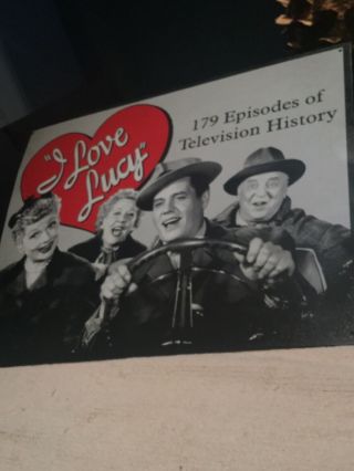 I Love Lucy Poster Tin Sign Metal Tv Television Show Wall Hanging 179 Episodes