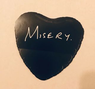 The Amity Affliction " Misery " Heart Sticker