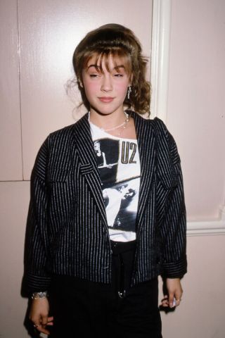 Alyssa Milano (14 Years) Cute Young Candid 35mm Transparency Slide