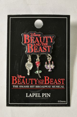 Beauty And The Beast Broadway Souvenir Lapel Pin - Terrence Mann