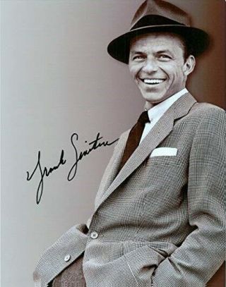Frank Sinatra Autographed Signed 8x10 Photo Reprint