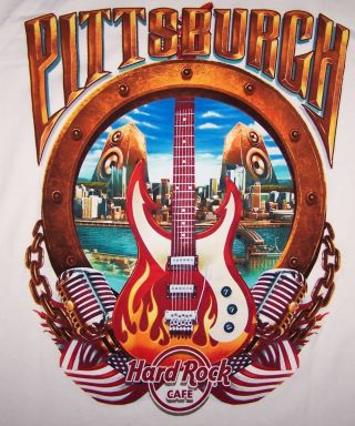 Hard Rock Cafe Pittsburgh City Tee T - Shirt Size Adult Xx - Large - With Tags