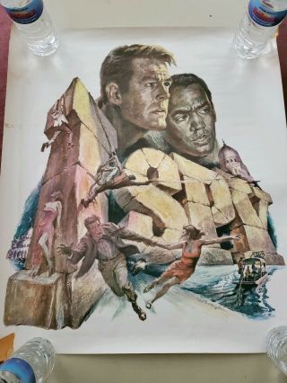1966 Nbc Promo Poster Set Of 4: Bonanza,  Get Smart,  I Spy,  Man From Uncle.