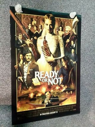 Samara Weaving - Ready Or Not - Awesome Movie Poster 27x40 Double Sided