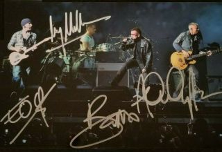 Bono Autographed Signed 8x10 (u2) Photo Reprint
