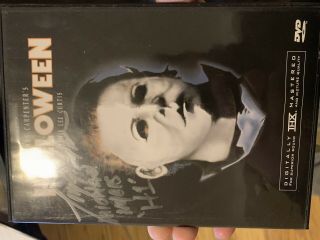Tony Moran Autograph - Halloween (1978) Dvd,  Michael Myers