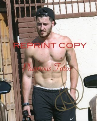 Val Chmerkovskiy Shirtless & Signed Reprint 8 " X 10 " Dancing With The Stars