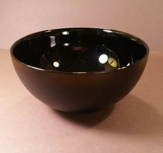Black Crystal Serving/centerpiece Bowl Riedel Crystal - Vintage Rare
