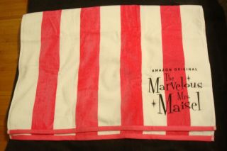 The Marvelous Mrs.  Maisel Emmy Award Beach Towel Rachel Brosnahan,  Tony Shalhoub