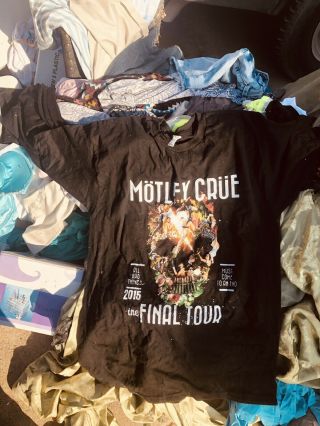 Motley Crue T Shirt Final Tour