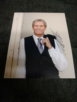 Michael Bolton Hand Signed Photo,  Obtained In Person