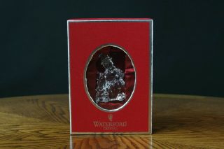 Waterford Crystal 2007 Christmas Wonders " Jolly Snowman " Ornament Signed Ireland
