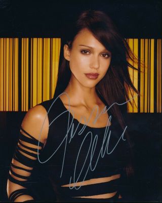 Jessica Alba Authentic Ink Signed Autographed 8 X 10 Sexy Color Photo