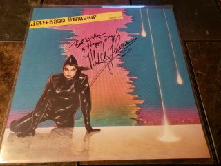 Mickey Thomas Jefferson Starship Autographed Signed Lp Lifetime Authentic Proof