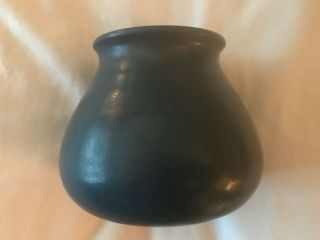 Matte Blue Marblehead Vase