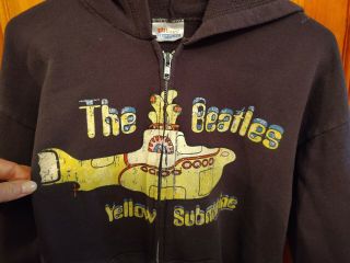 The Beatles Yellow Submarine Black Hoodie Sweatshirt 2003
