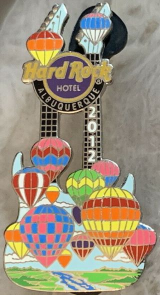 Hard Rock Hotel Albuquerque 2012 Hot Air Balloons Dn Guitar Pin - Hrc 68977