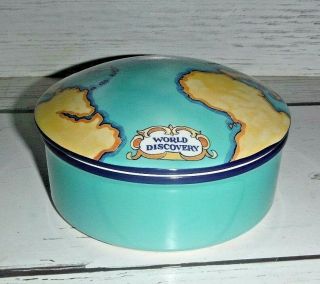 Tiffany And Co Lidded Trinket Jewelry Box Dish Tauck World Discovery