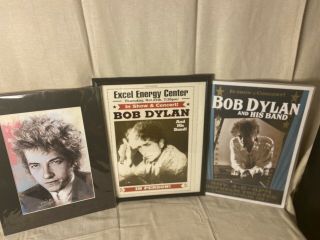 Bob Dylan / Band Concert Posters Framed 14 " X 19 1/2 "