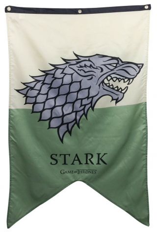 Game Of Thrones House Stark Wall Banner Top Grommets Got Flag