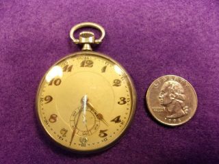 2 Of 13,  Vtg Antique Mens Art Deco Era Unbranded Pocket Watch Parts - Repair