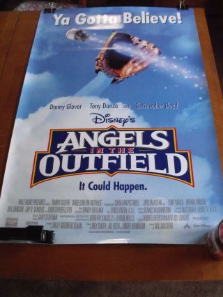 Angels In The Outfield Movie Poster Danny Glover Tony Danza Christopher Lloyd