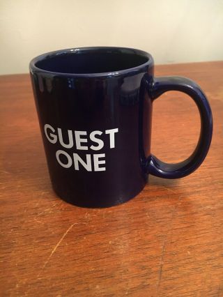 The Tonight Show with JAY LENO Guest One Coffee Mug Cup Dark Blue 2