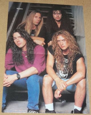 Bon Jovi Richie Sambora,  Mark Slaughter band Tim Kelly 1994 centerfold poster 2