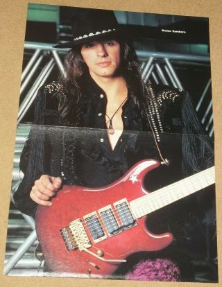 Bon Jovi Richie Sambora,  Mark Slaughter band Tim Kelly 1994 centerfold poster 3