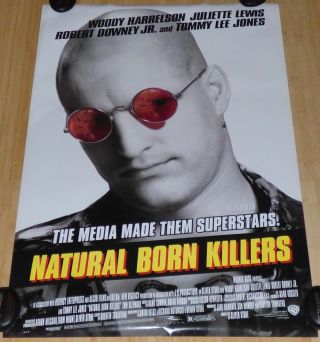 Natural Born Killers 1994 Orig Rolled Ds 1 Sheet Movie Poster Woody Harrelson