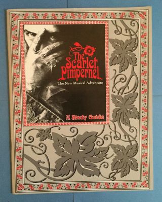 The Scarlet Pimpernel Musical Study Guide (1997) Frank Wildhorn,  Terrence Mann