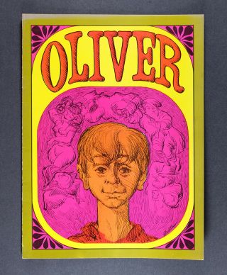 Oliver 1966 Broadway Play Program Souvenir Book Walter Slezak Vintage