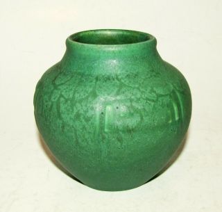 Rookwood Pottery 4 " Vase Lorinda Epply 919 Mat Green Mission Arts And Crafts