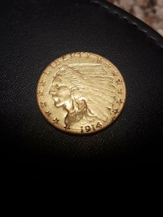 1914 D $2.  50 Gold Indian Head United States
