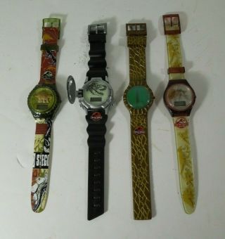 1997 Lost World Jurassic Park - Burger King Complete Set - 4 Watches
