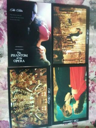 Phantom of the opera postcard set of 4 movie 2004 2