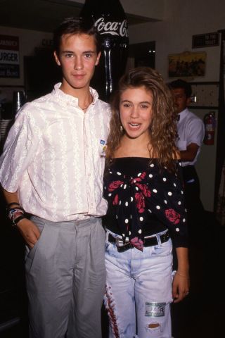 Alyssa Milano (16) Cute Young 35mm Transparency Slide Wil Wheaton