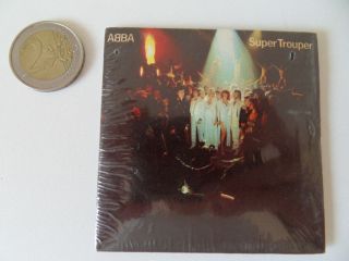 Vintage Chu Bops Mini Bubble Gum Record Abba " Trouper " Album