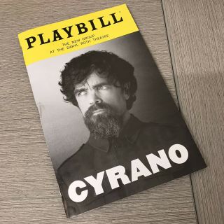 Cyrano Playbill • Peter Dinklage • The National • Off - Broadway Musical • Nyc