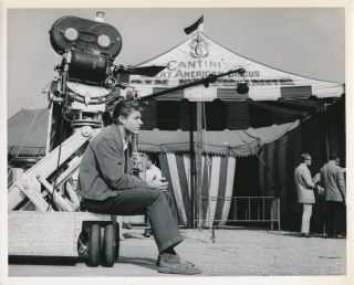David Nelson Movie Camera Candid The Big Circus Set Vintage 1959 Photo