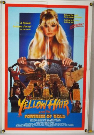 Yellow Hair And The Fortress Of Gold Ff Orig 1sh Movie Poster Crown Intl (1984)